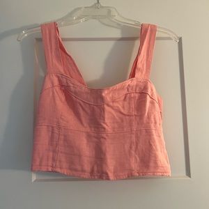 Abercrombie & Fitch Tailored Linen Top